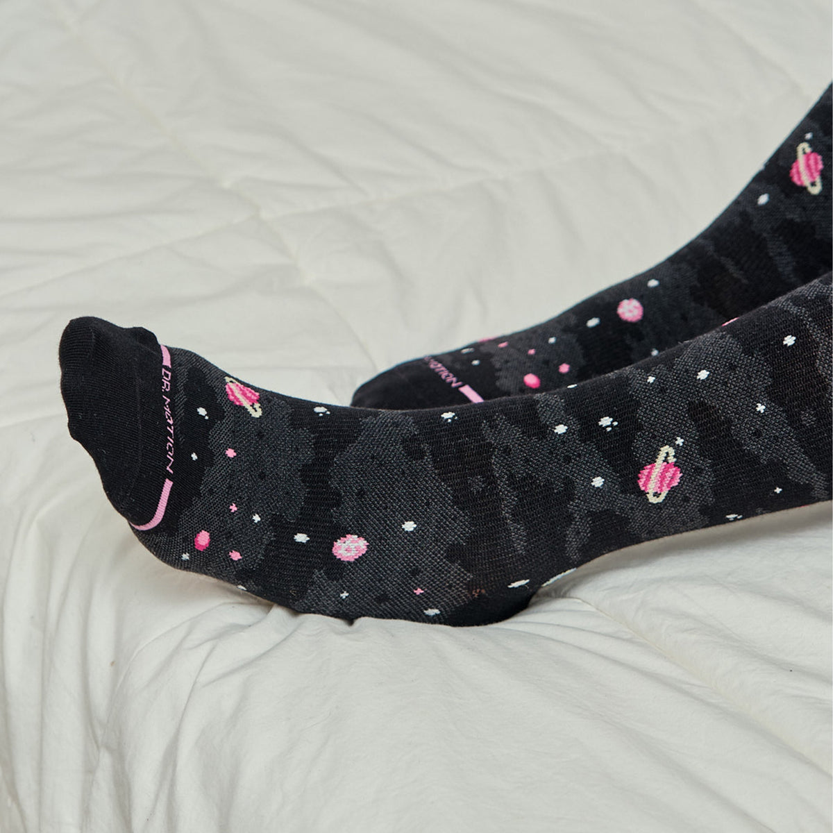 Dr. Motion Everyday | Space Galaxy - Knee-High Compression Socks For Women