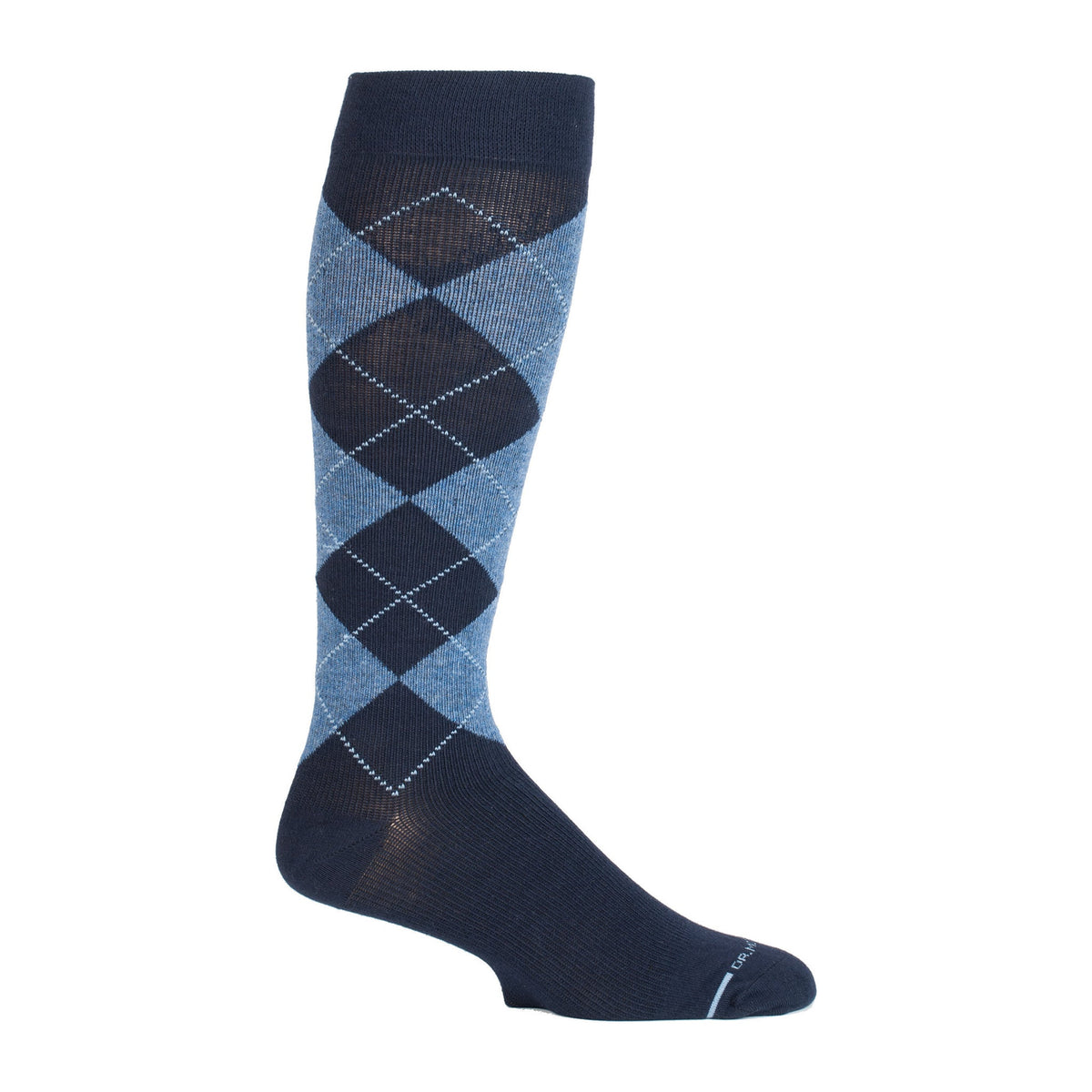 Dr. Motion Essential | Classic Argyle - Knee-High Compression Socks For Men