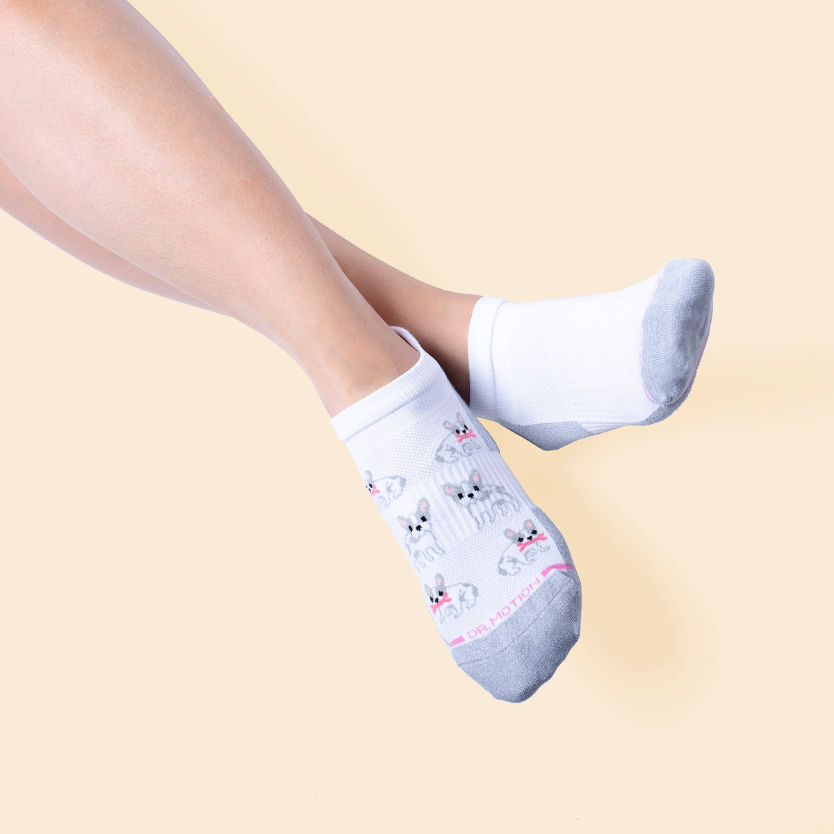 Dr. Motion Best Seller | Frenchie - Ankle Compression Socks For Women