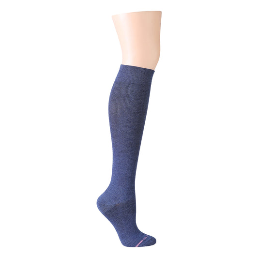 Dr. Motion Sale | Bamboo Solid Bamboo - Wide Calf Knee-High Compression Socks For Women