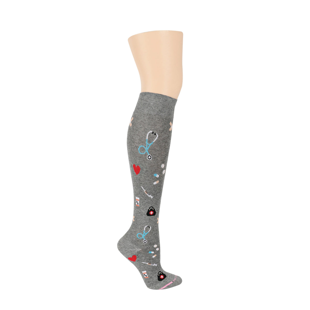 Dr. Motion Trending | Medical Icons - Knee-High Moderate Compression Socks For Women