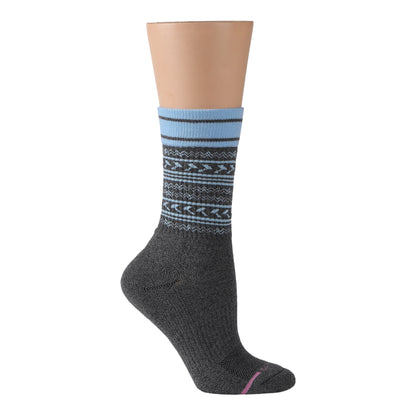 Dr. Motion Discount | Decorative Stripes - Compression Outdoor Medium Weight Crew For Women