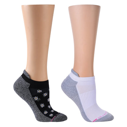 Dr. Motion Signature | All Over Daisy - Ankle Compression Socks For Women