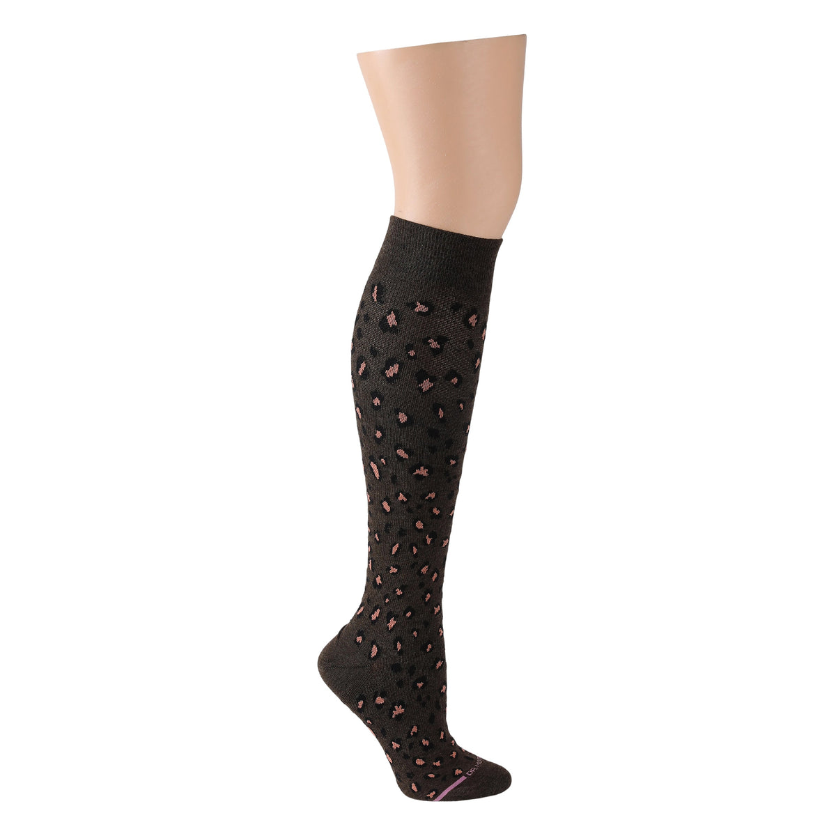 Dr. Motion Sale | Leopard Print - Knee-High Compression Socks For Women