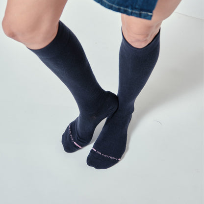 Dr. Motion Top Pick | Solid Half-Cushion - Knee-High Compression Socks For Women