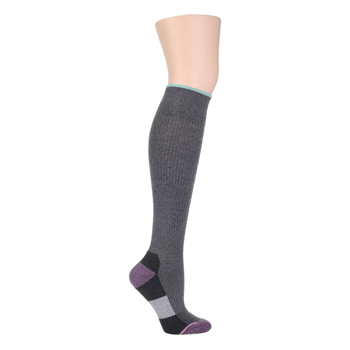 Dr. Motion Smart Buy | Color Block Cushion - Compression Outdoor Medium Weight Knee-High For Women