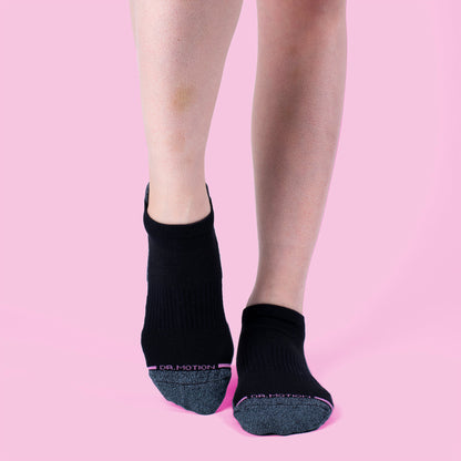 Dr. Motion Everyday | Solid Half-Cushion - Ankle Compression Socks For Women