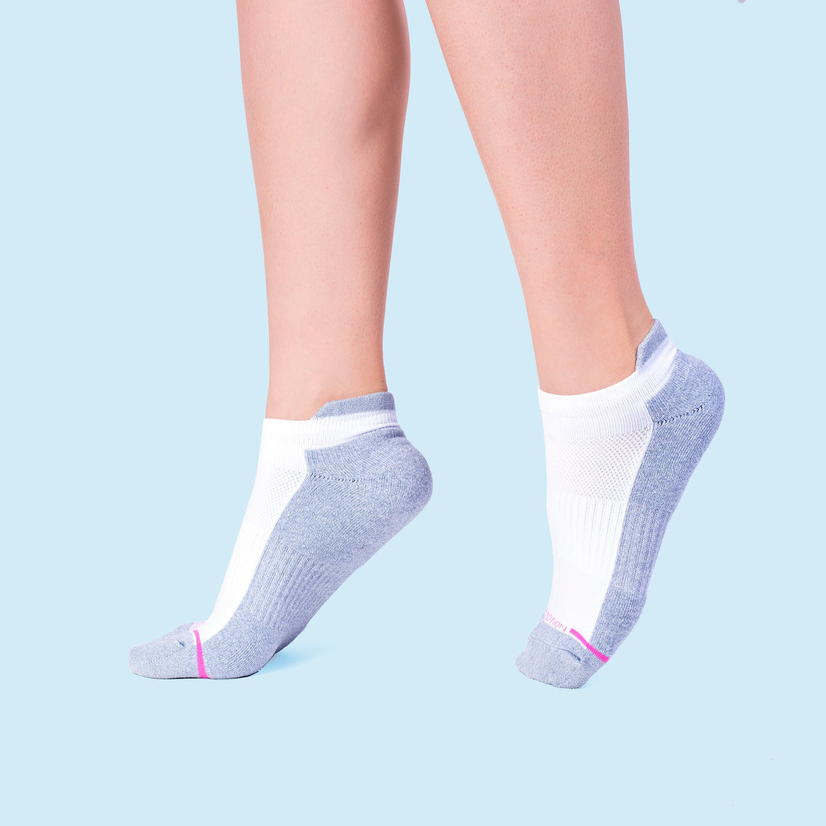 Dr. Motion Everyday | Solid Half-Cushion - Ankle Compression Socks For Women