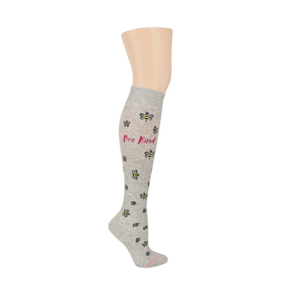 Dr. Motion Top Pick | Bee Kind - Knee-High Compression Socks For Women