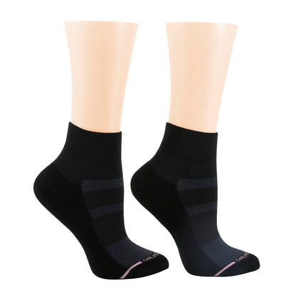 Dr. Motion Deals | Solid - Quarter Compression Socks For Women