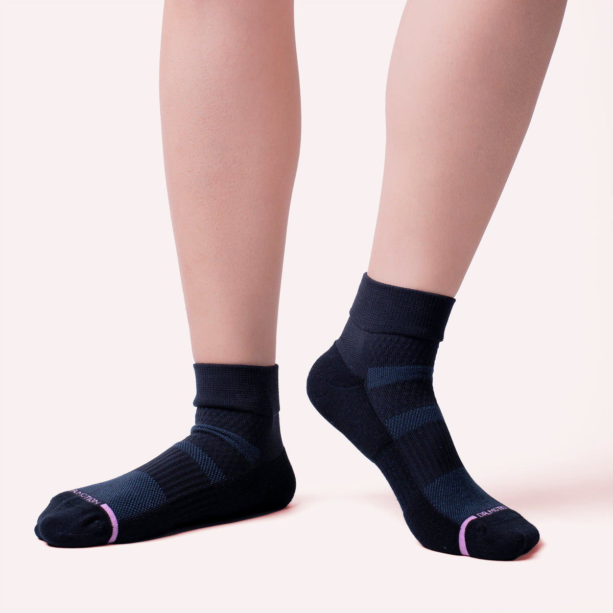 Dr. Motion Deals | Solid - Quarter Compression Socks For Women