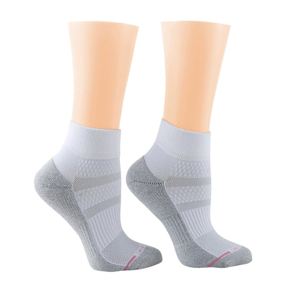 Dr. Motion Deals | Solid - Quarter Compression Socks For Women