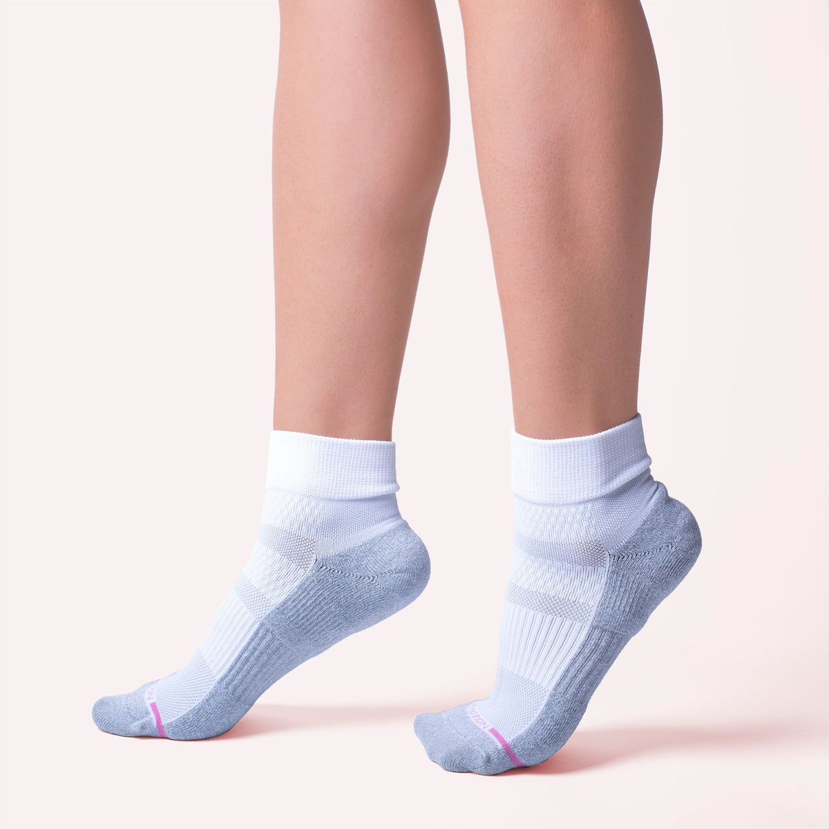 Dr. Motion Deals | Solid - Quarter Compression Socks For Women