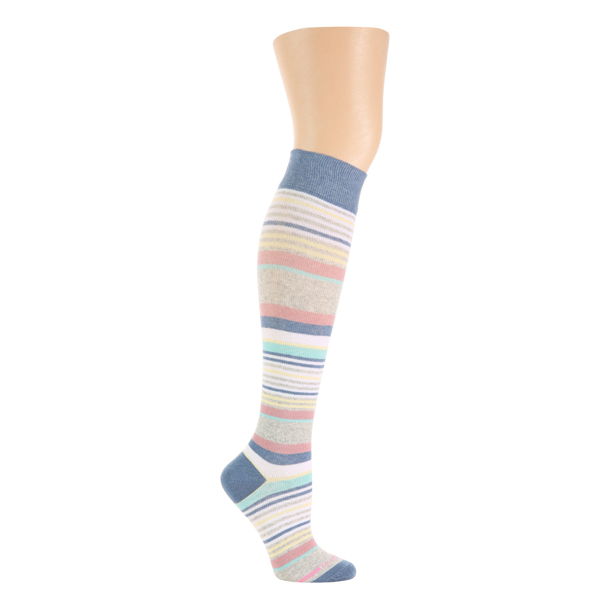 Dr. Motion Smart Buy | Variety Stripe - Knee-High Compression Socks For Women
