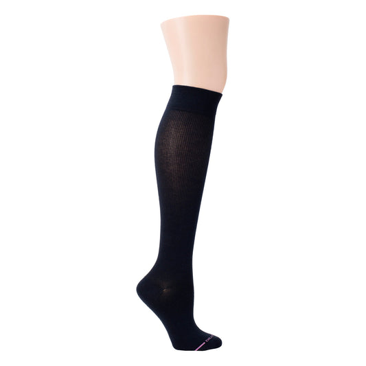 Dr. Motion Special Offer | Solid Cotton Blend - Knee-High Compression Socks For Women
