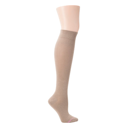 Dr. Motion Special Offer | Solid Cotton Blend - Knee-High Compression Socks For Women