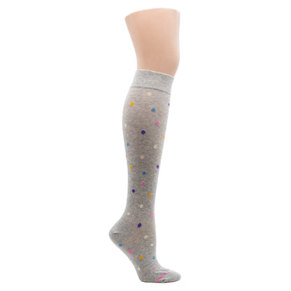 Dr. Motion Deals | Dancing Dots - Knee-High Compression Socks For Women