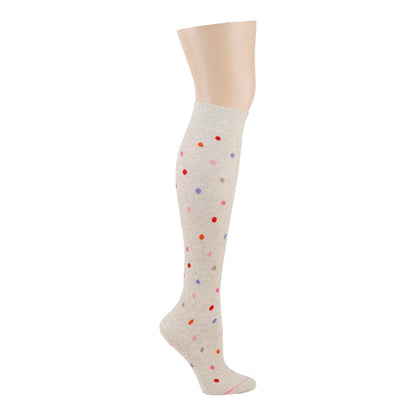 Dr. Motion Deals | Dancing Dots - Knee-High Compression Socks For Women