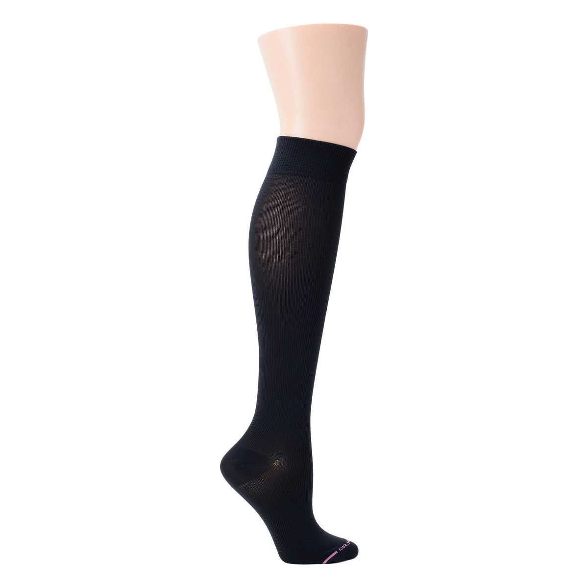Dr. Motion Essential | Solid Microfiber Nylon - Knee-High Compression Socks For Women