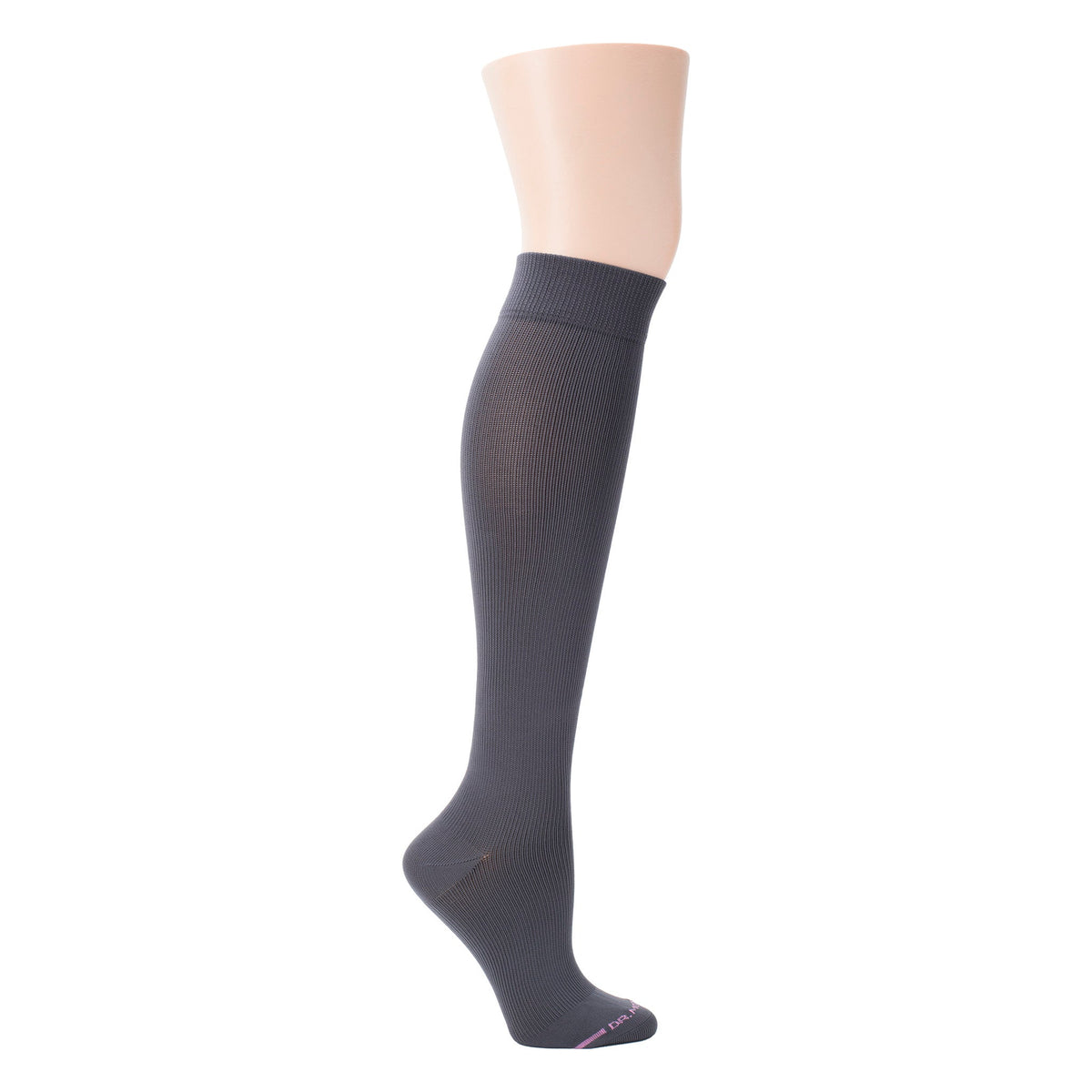 Dr. Motion Essential | Solid Microfiber Nylon - Knee-High Compression Socks For Women