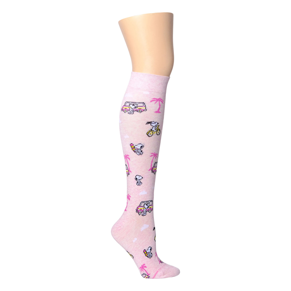 Dr. Motion Quality | Snoopy Beach - Knee-High Compression Socks For Women