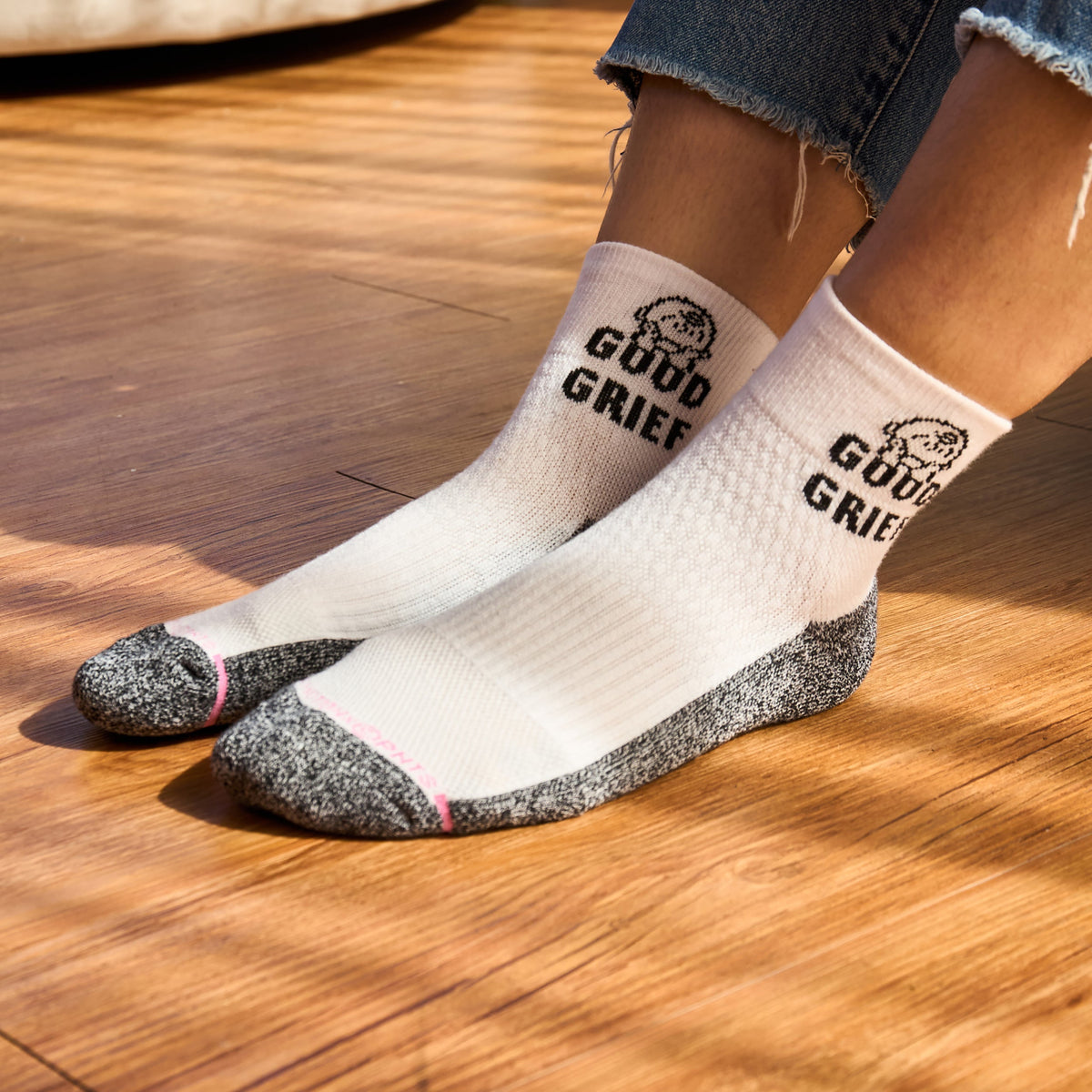 Dr. Motion Essential | Good Grief - Quarter Compression Socks For Women