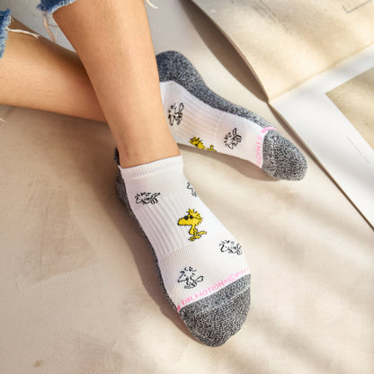 Dr. Motion Trusted | Multi Snoopy Deco - Ankle Compression Socks For Women