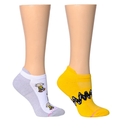 Dr. Motion Best Price | Charlie Brown Zigzag - Ankle Compression Socks For Women