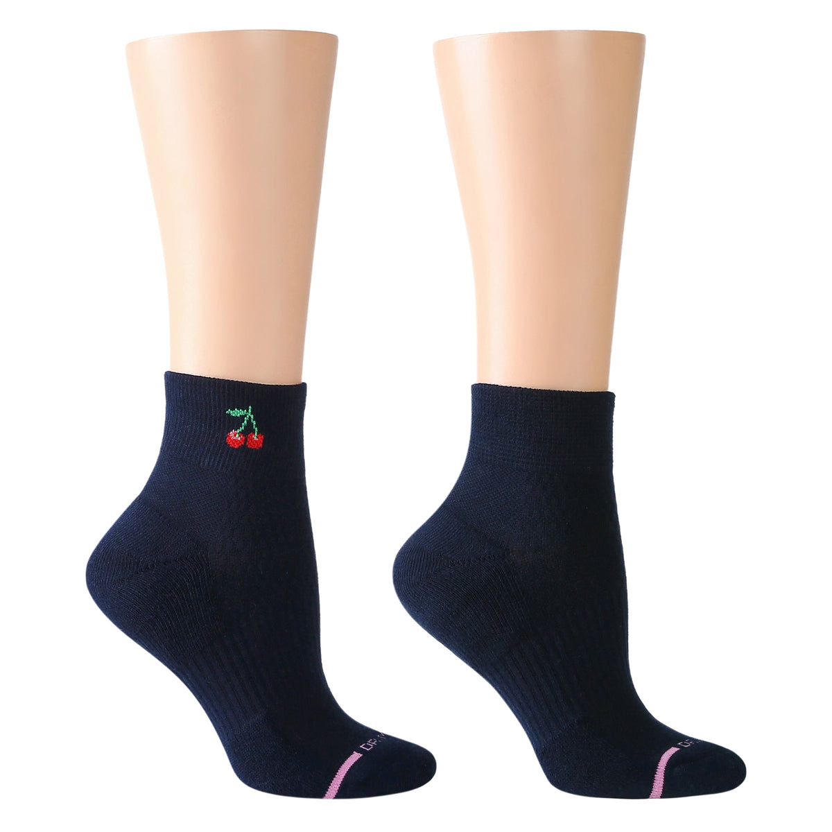 Dr. Motion Smart Buy | Cherry - Quarter Compression Socks For Women