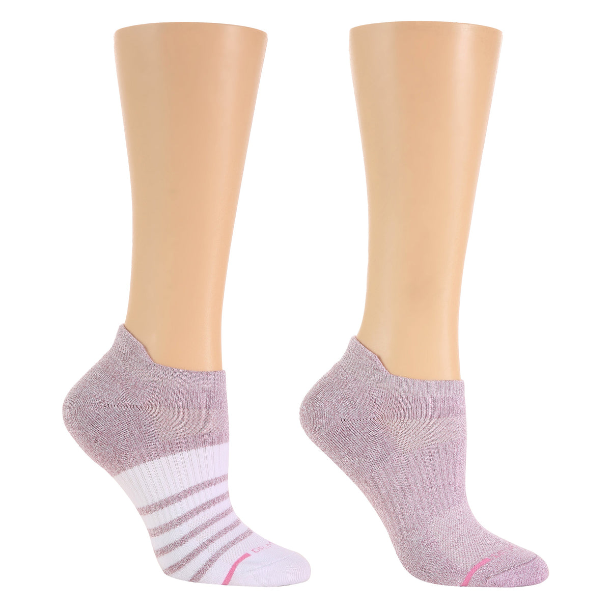 Dr. Motion Signature | Contrast Stripe - Ankle Compression Socks For Women
