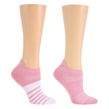 Dr. Motion Signature | Contrast Stripe - Ankle Compression Socks For Women