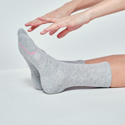 Dr. Motion Discount | Ribbed - Mid-Crew Compression Socks For Women