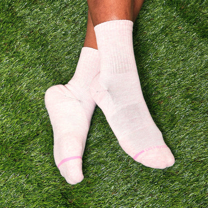 Dr. Motion Discount | Ribbed - Mid-Crew Compression Socks For Women