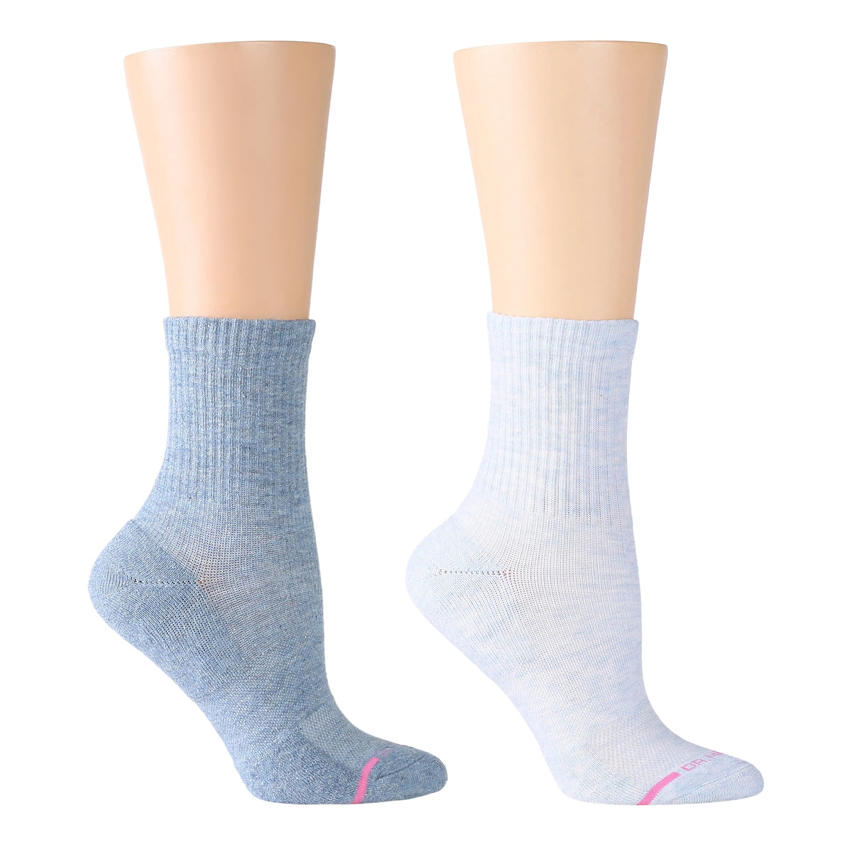 Dr. Motion Discount | Ribbed - Mid-Crew Compression Socks For Women