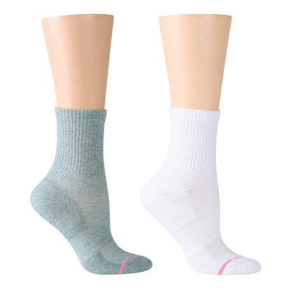 Dr. Motion Discount | Ribbed - Mid-Crew Compression Socks For Women