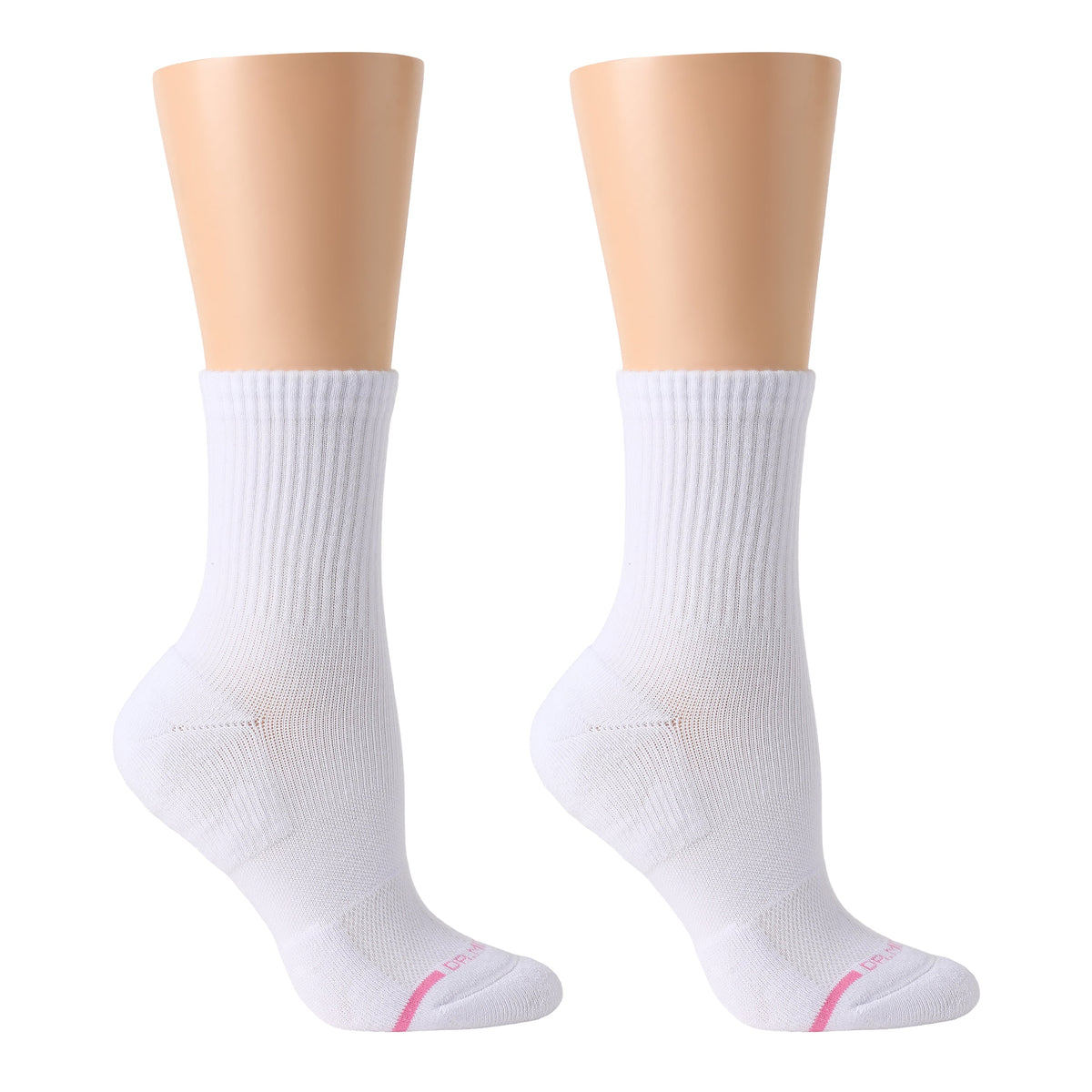 Dr. Motion Discount | Ribbed - Mid-Crew Compression Socks For Women