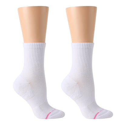 Dr. Motion Discount | Ribbed - Mid-Crew Compression Socks For Women