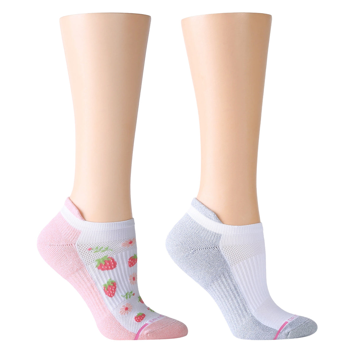 Dr. Motion Customer Favorite | Strawberry Garden - Ankle Compression Socks For Women