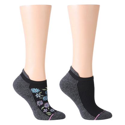 Dr. Motion Popular | Groovy Floral - Ankle Compression Socks For Women