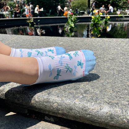 Dr. Motion Trusted | Dragonfly - Ankle Compression Socks For Women