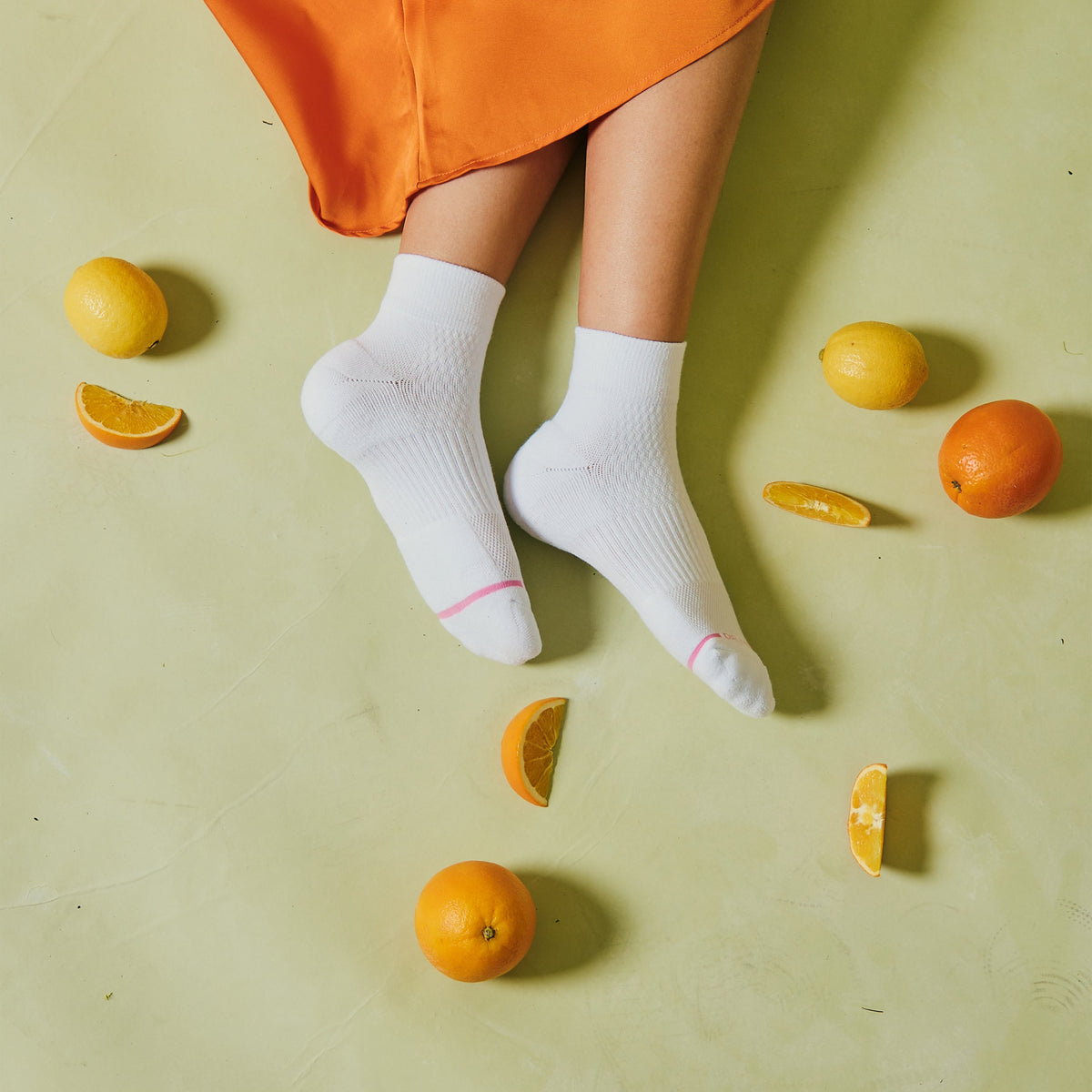 Dr. Motion Quality | Pineapple - Quarter Compression Socks For Women