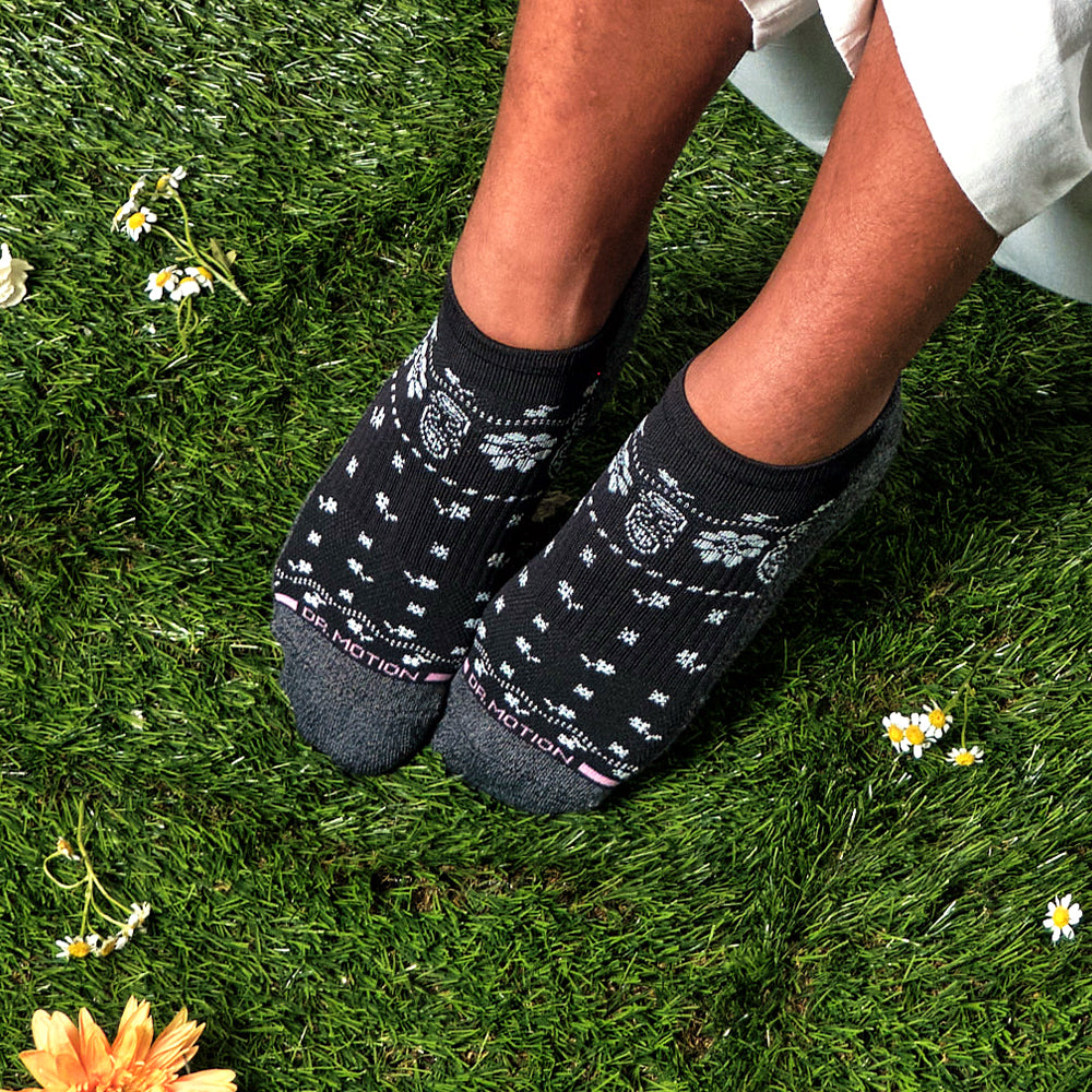 Dr. Motion Sale | Bandana Floral - Ankle Compression Socks For Women