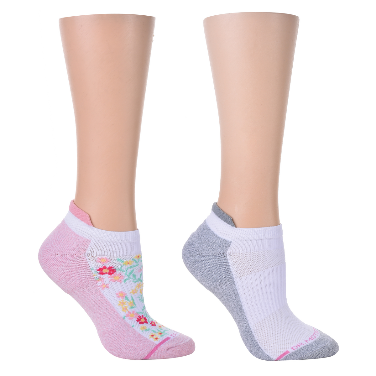 Dr. Motion Value | Multicolored Wildflower - Ankle Compression Socks For Women