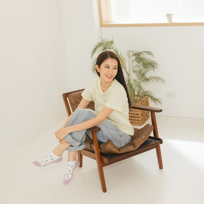 Dr. Motion Smart Buy | Bee Daisies - Ankle Compression Socks For Women