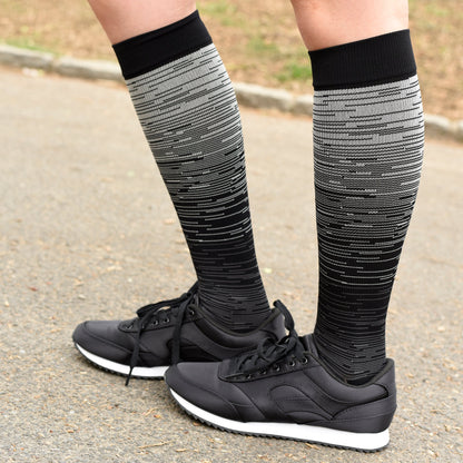 Dr. Motion Latest | Mega Ombre - Athleisure Compression Socks For Men & Women
