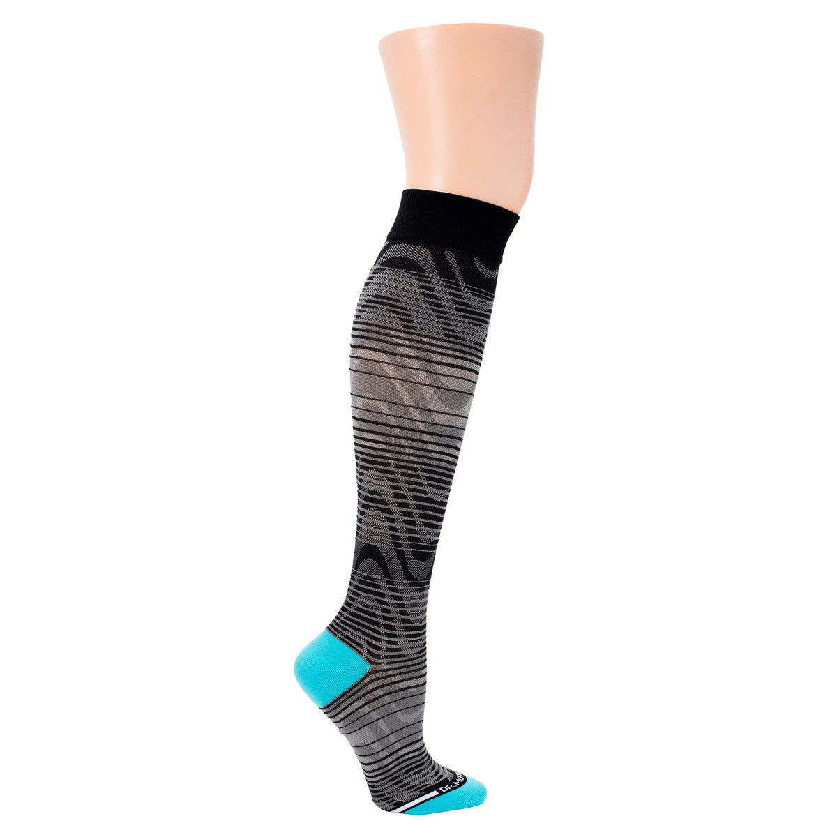 Dr. Motion Hot Sale | Ombre Waves - Athleisure Compression Socks For Men & Women