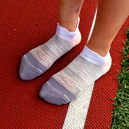 Dr. Motion Featured | Ombre Colorblock - Performance Ankle Compression Socks for Women