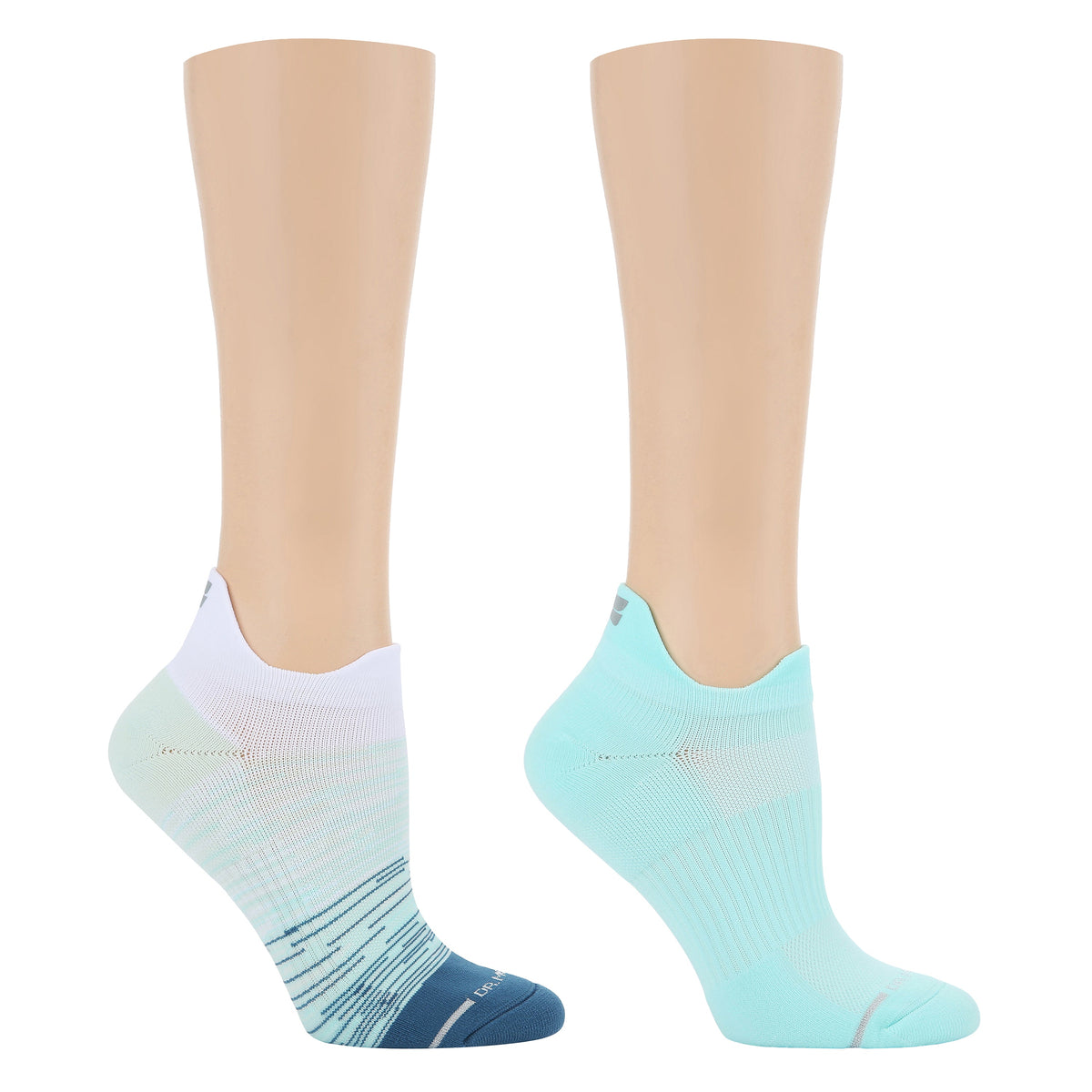 Dr. Motion Featured | Ombre Colorblock - Performance Ankle Compression Socks for Women