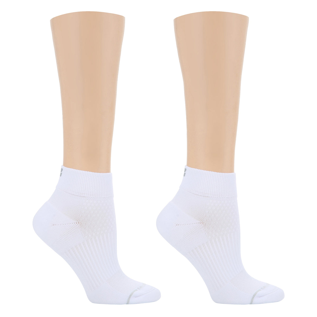Dr. Motion Smart Buy | Plain Knit Texture - Performance Quarter Compression Socks for Women