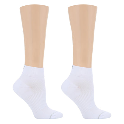 Dr. Motion Smart Buy | Plain Knit Texture - Performance Quarter Compression Socks for Women